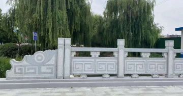 汕头 芝麻灰桥栏杆、河道栏杆安装效果
