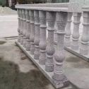 汕头 芝麻白圆形光面花瓶柱，栏杆