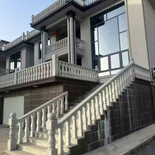 汕头 芝麻白别墅阳台栏杆，楼梯栏杆