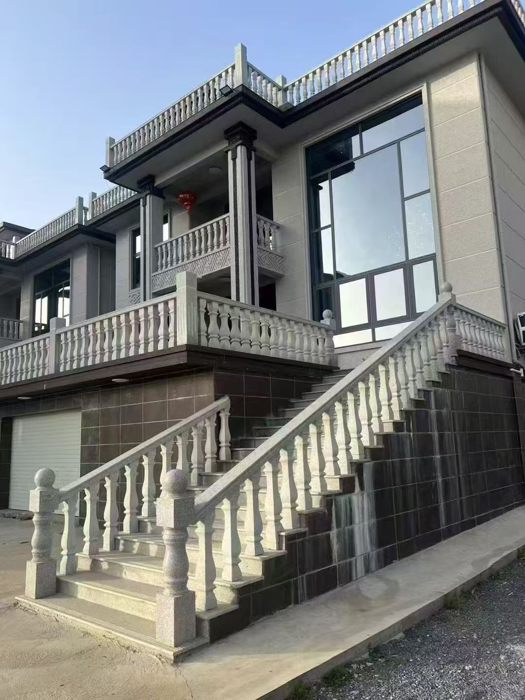 汕头 芝麻白别墅阳台栏杆，楼梯栏杆