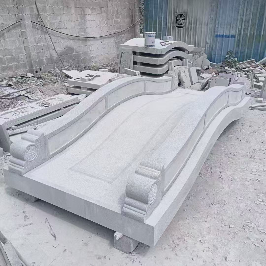 汕头 芝麻灰花岗岩园林景观 小石桥