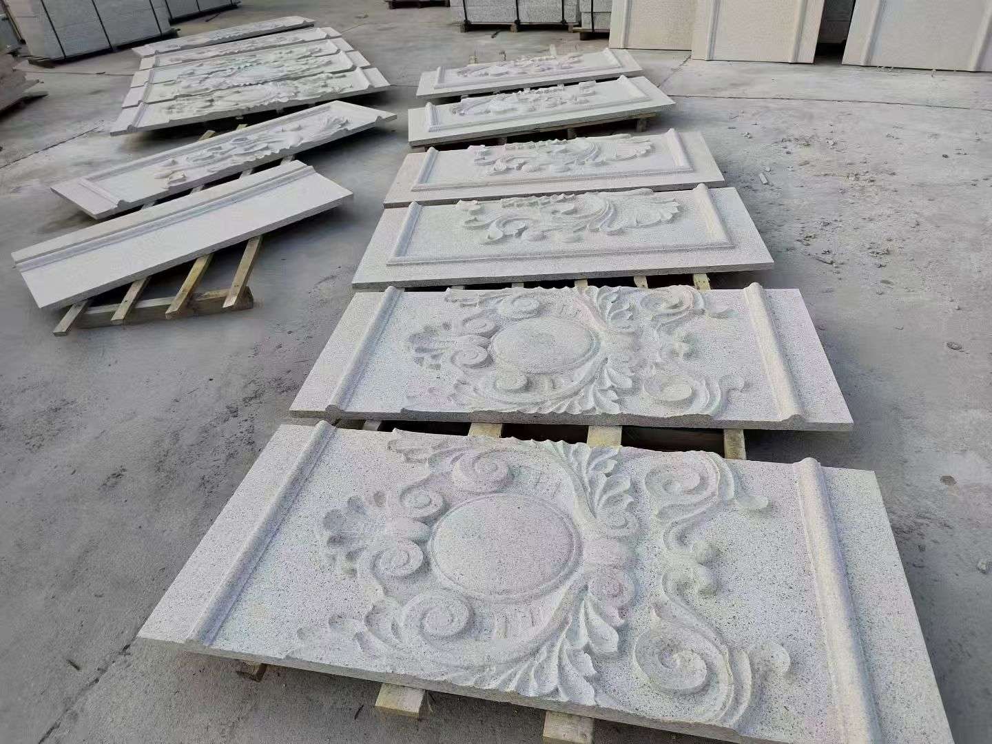 汕头 芝麻白干挂雕花板