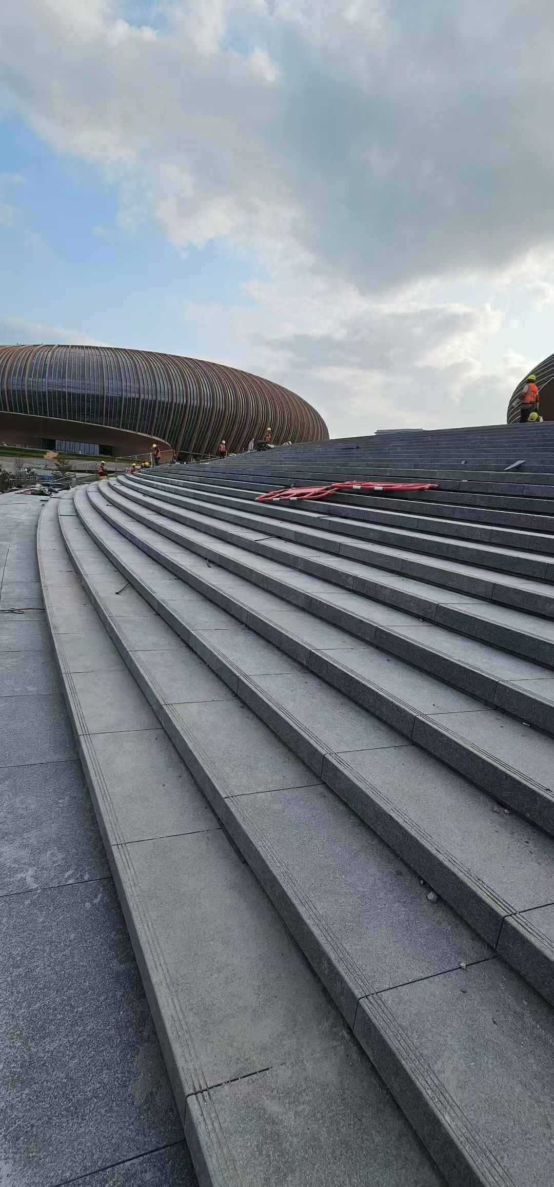 汕头 弧形整石台阶铺装效果图