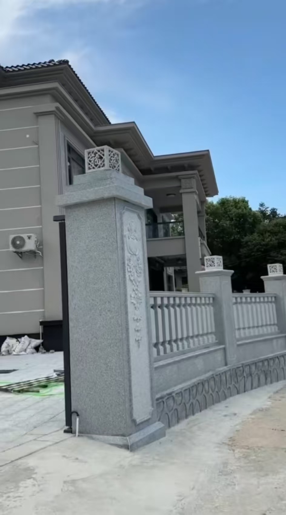 汕头 芝麻白别墅围墙栏杆，私人订制