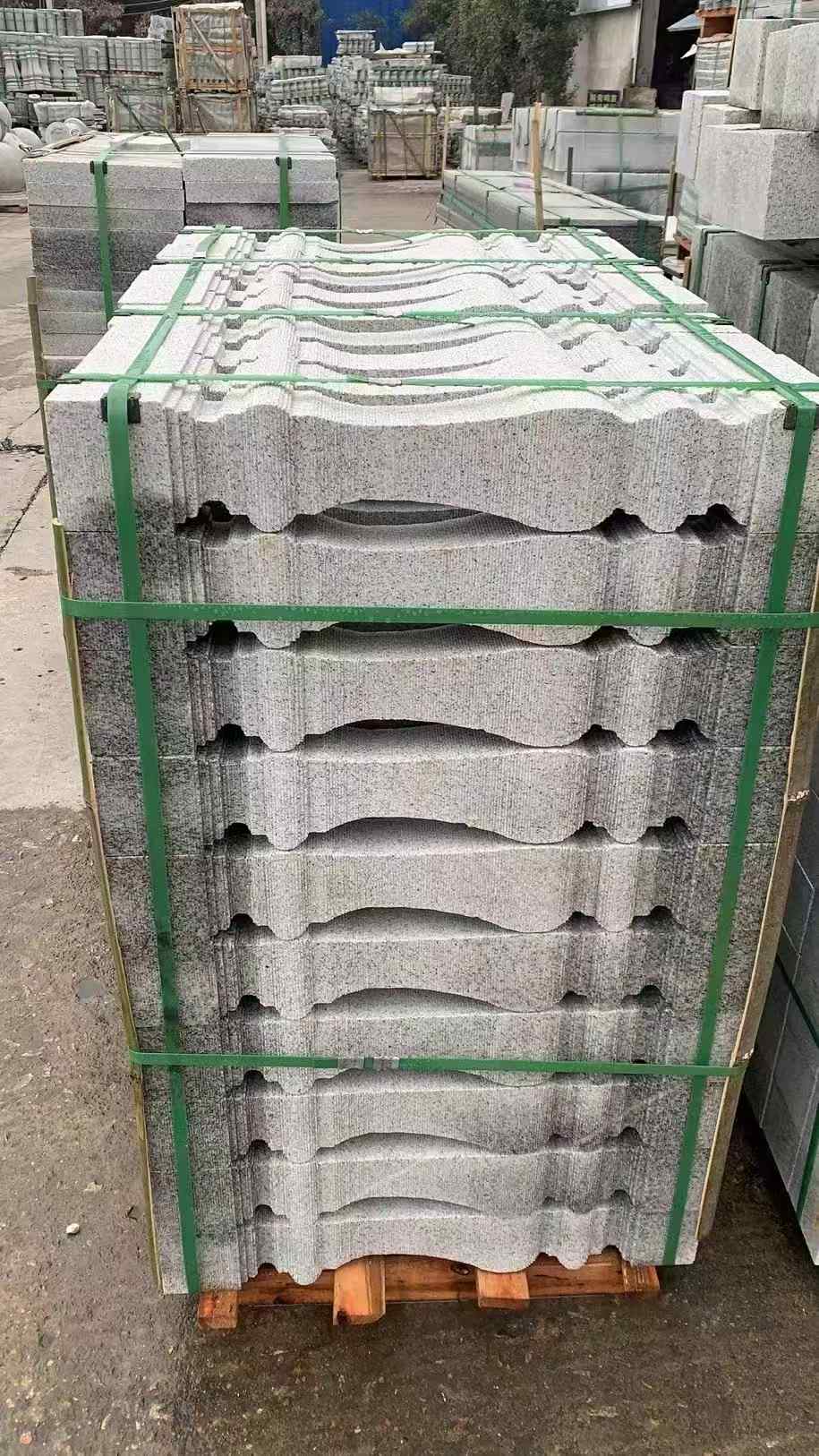 汕头 芝麻白方形拉丝面，栏杆花瓶柱