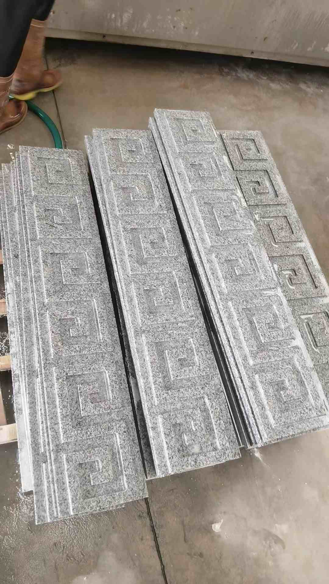 汕头 别墅回纹线条，雕刻