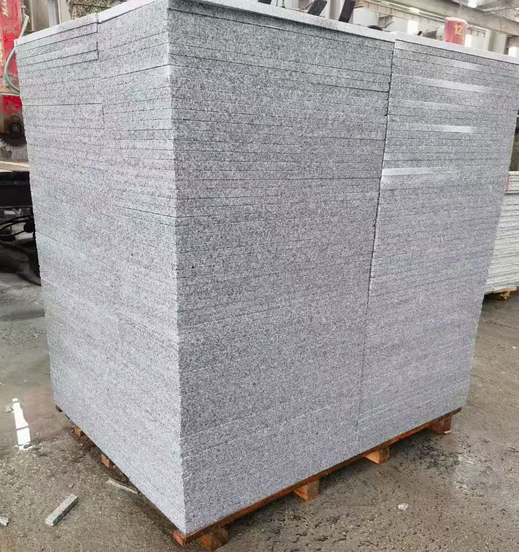 汕头 火烧面地铺石，街道广场园林市政工程板，1.8~5.0厚均有现货