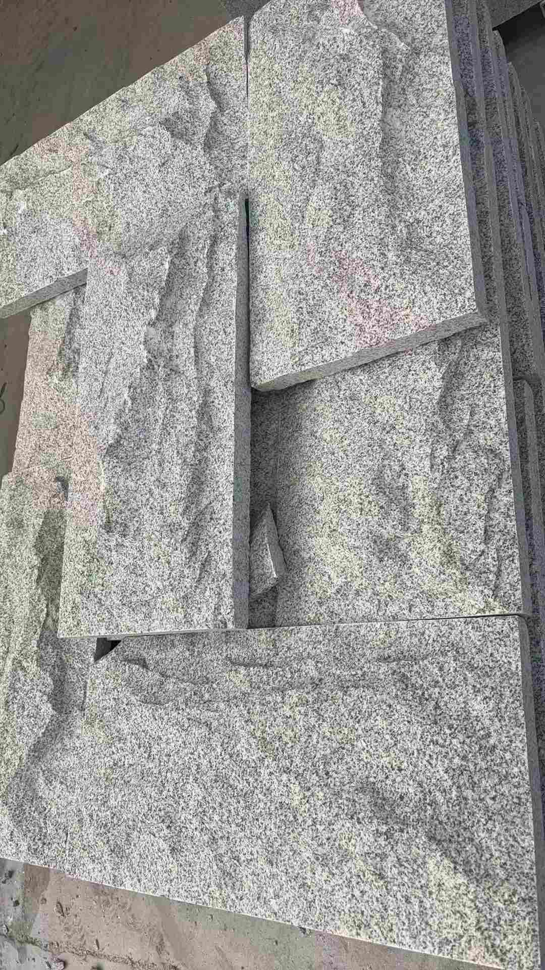 汕头 芝麻白自然面花岗岩成品板